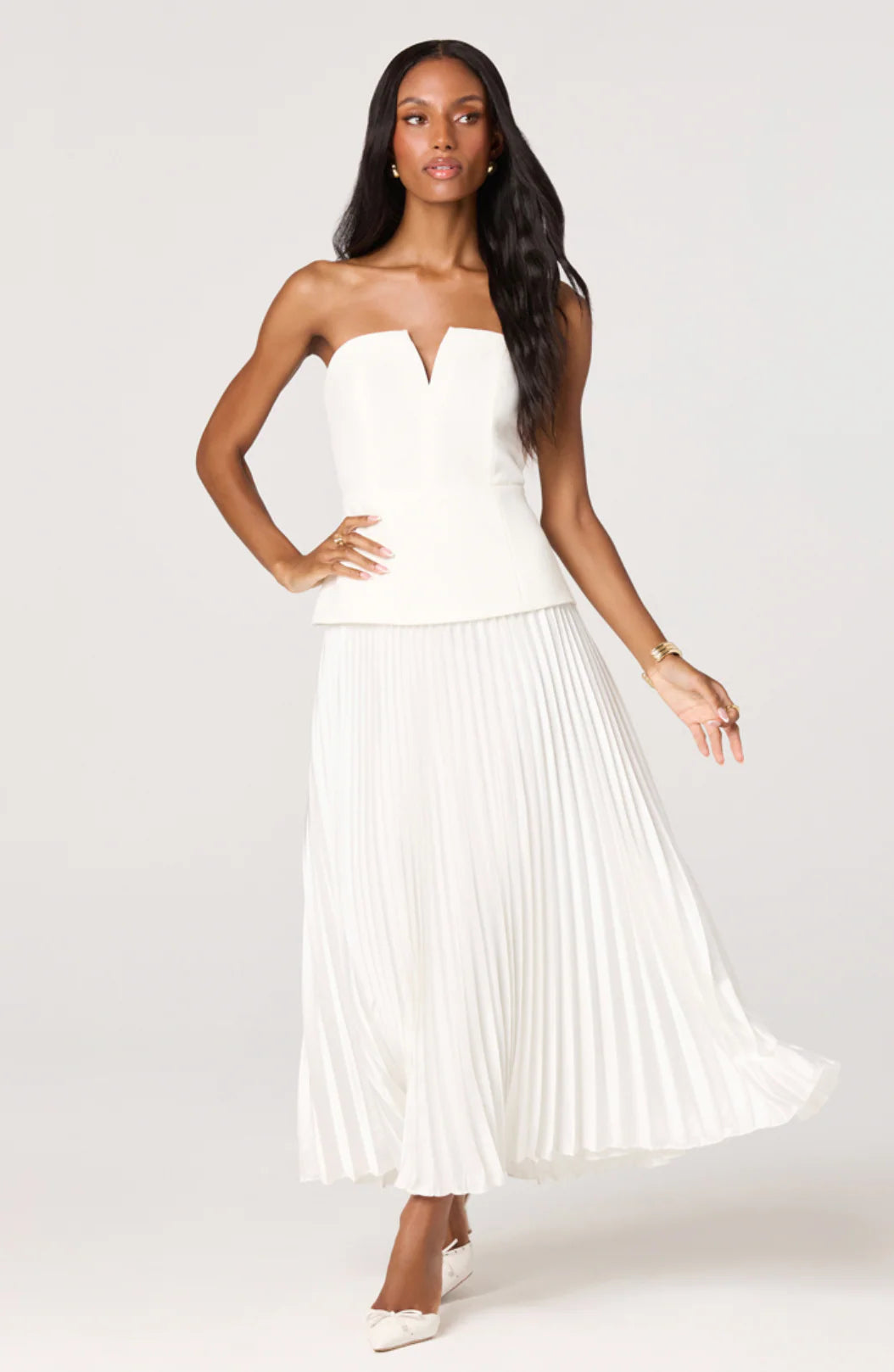 Aryana Dress - White