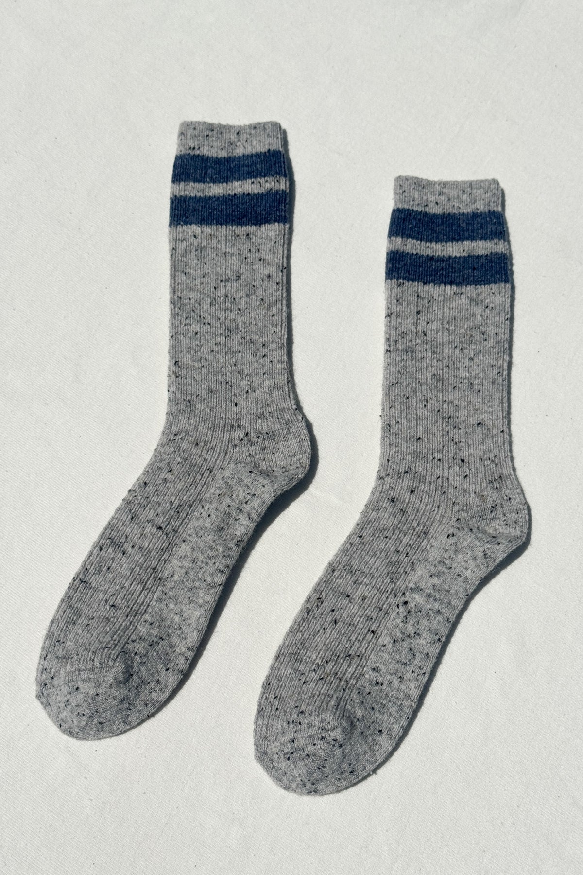 Snow Varsity Socks - Grey / Blue