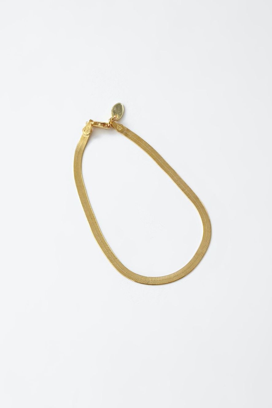 Herringbone Bracelet - Gold