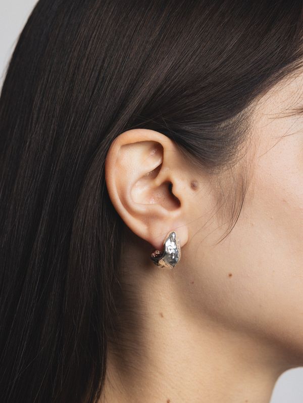 Roden Hoops - Sterling Silver