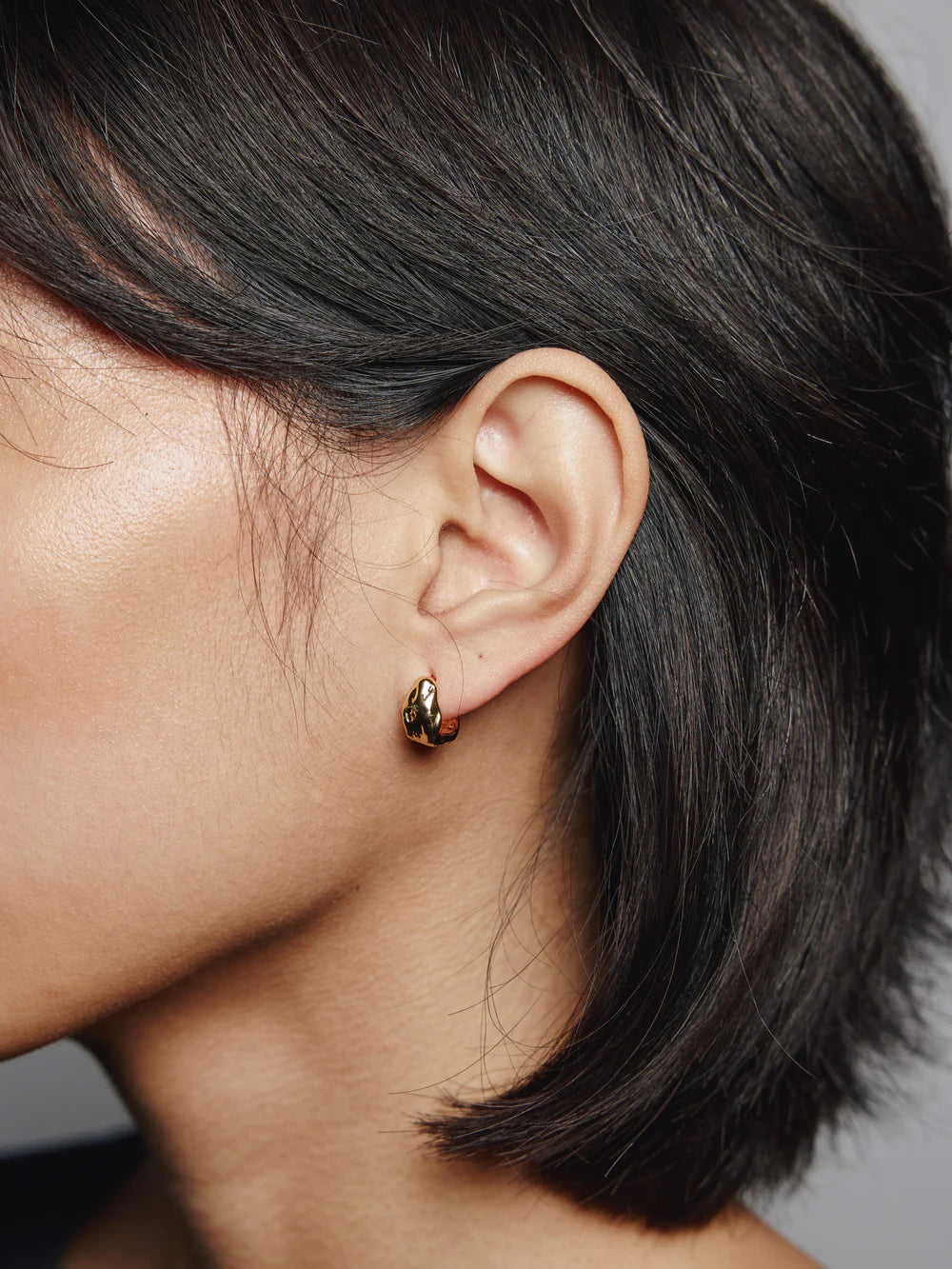 Small Roden Hoops - Gold