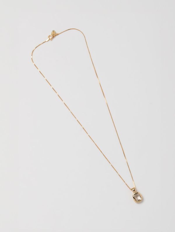 Freya Necklace - Seafoam Amethyst and Gold