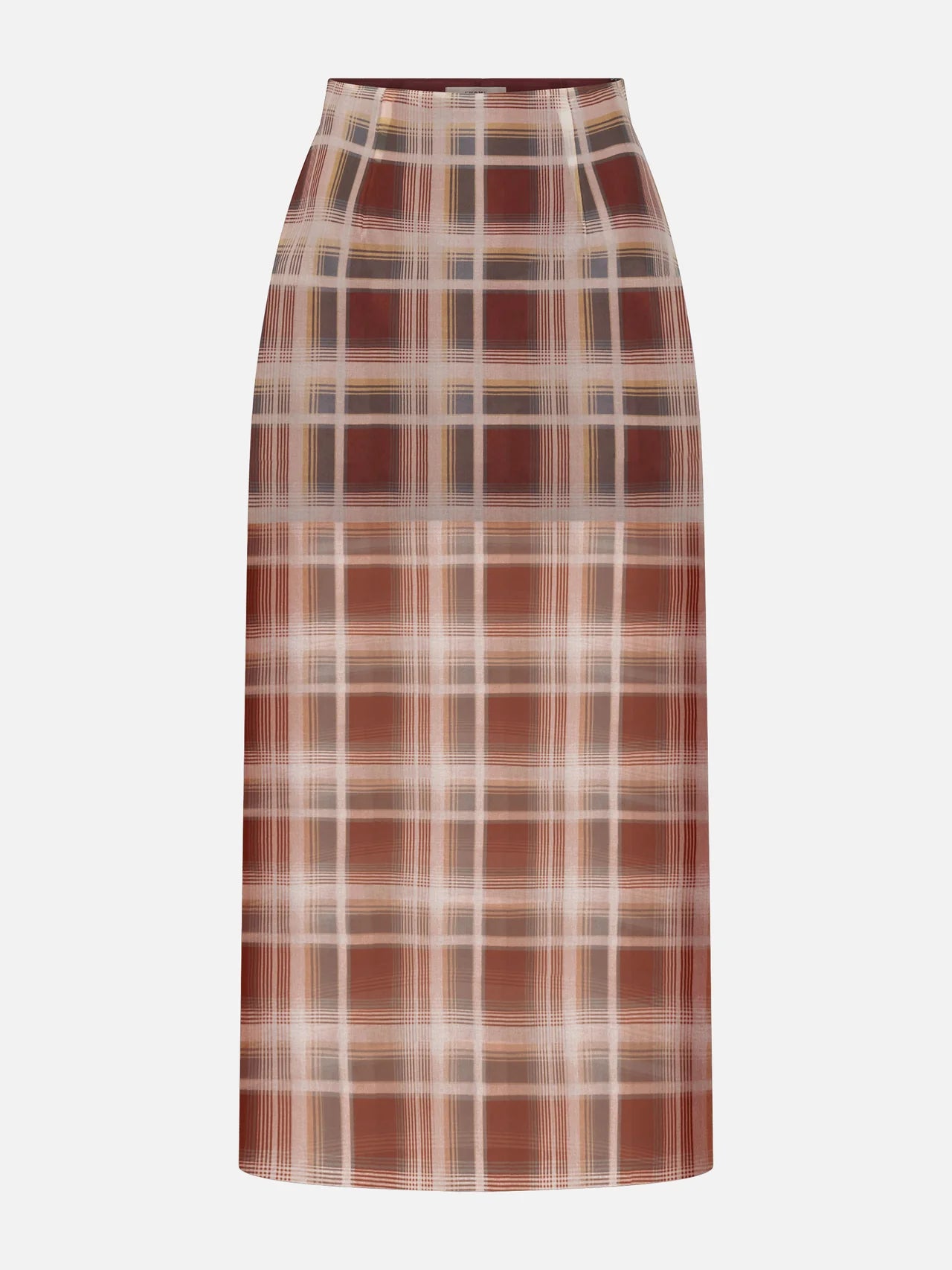 The Plaid Organza Skirt – Silver Peony Plaid