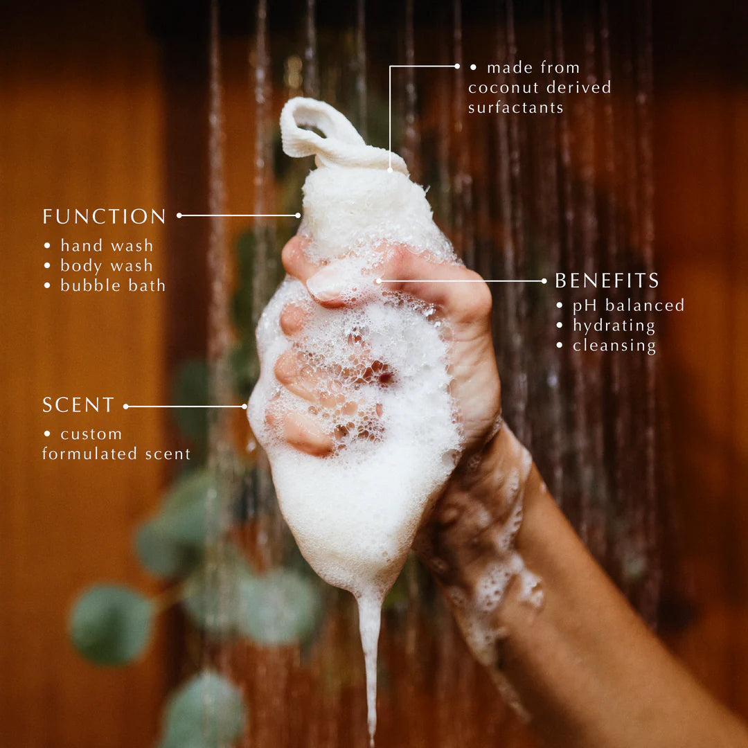 Natural Hemp and Cotton Loofah