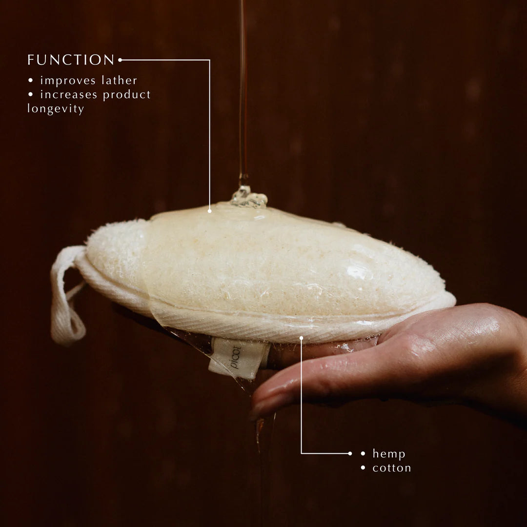 hemp and cotton loofa