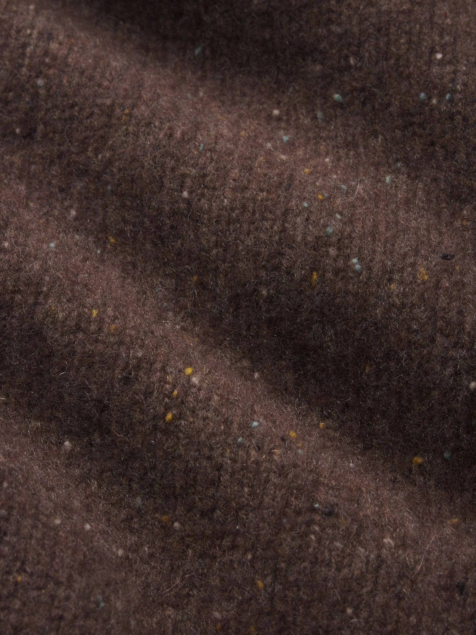 The Cashmere Fleck Cardi - Brown