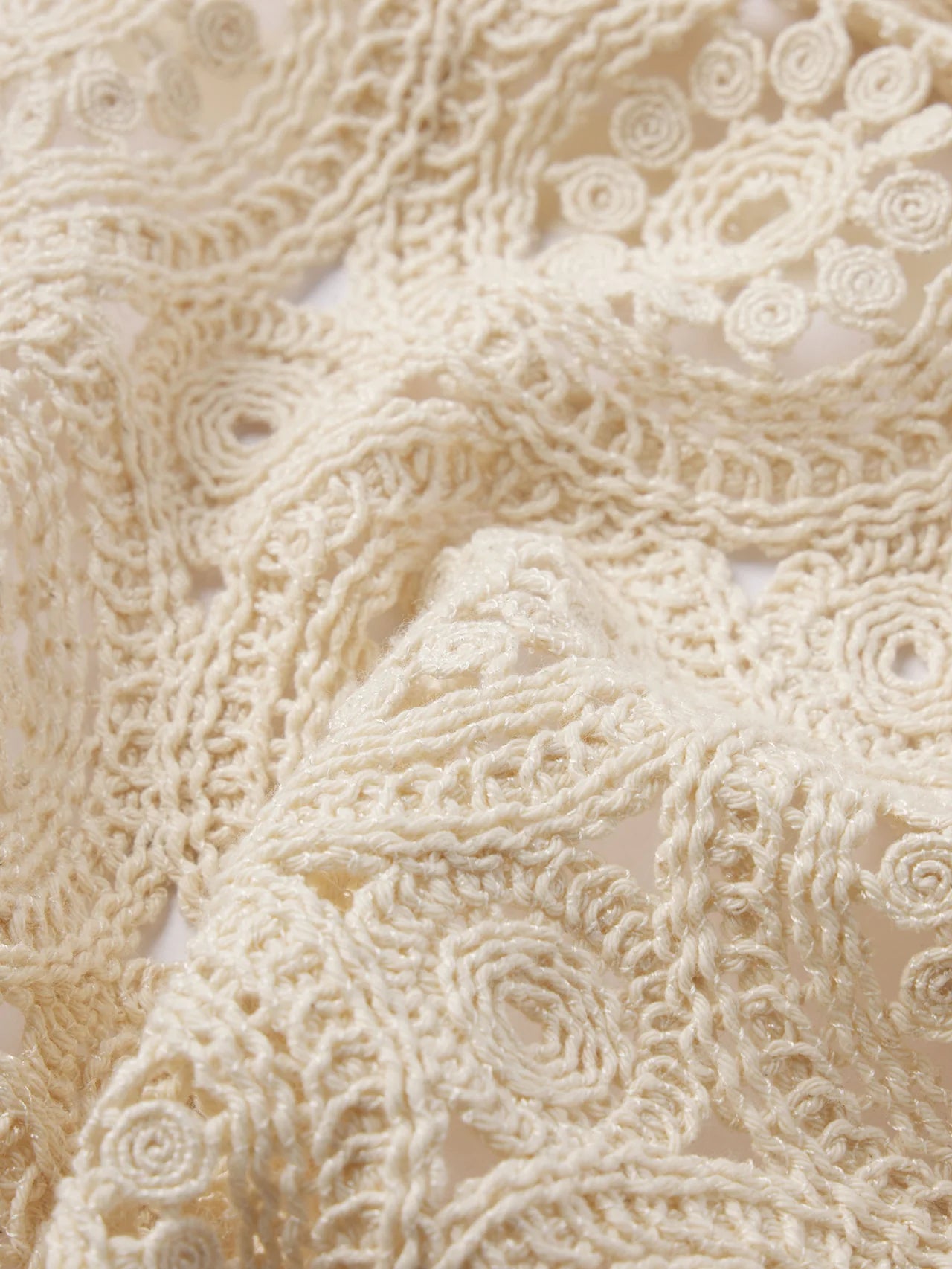 The Crochet Tank - Cream