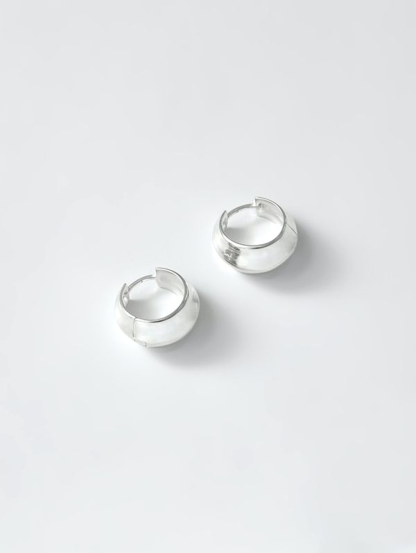 Bodie Hoops - Sterling Silver