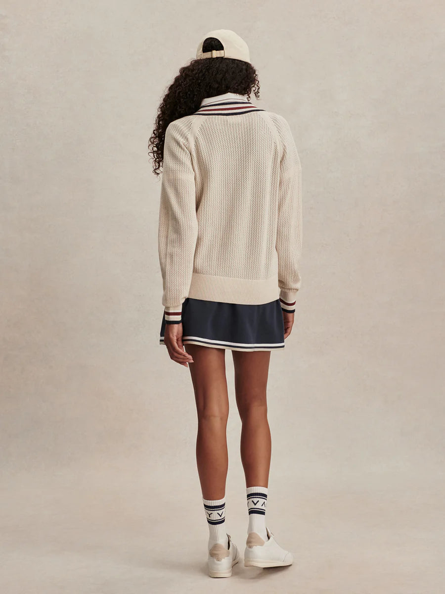 Maurice V-Neck Sweater - Oat Milk