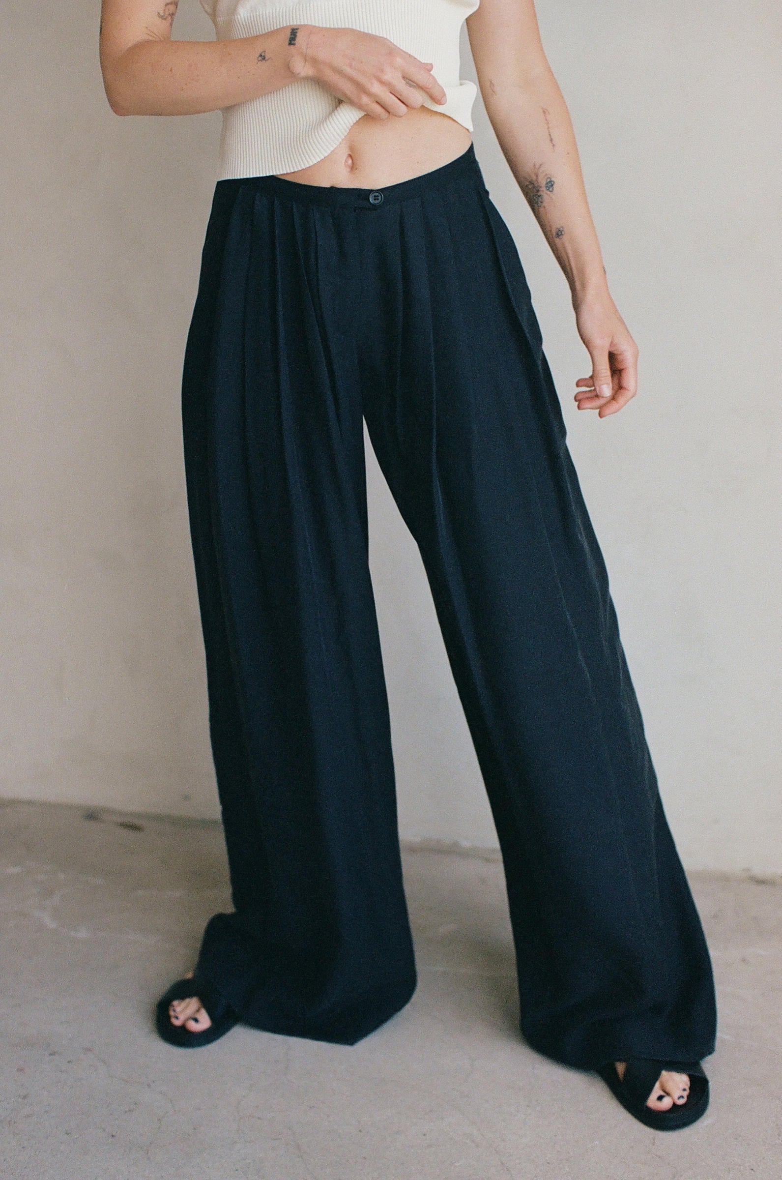 Berdux Wide Leg Pants - Black