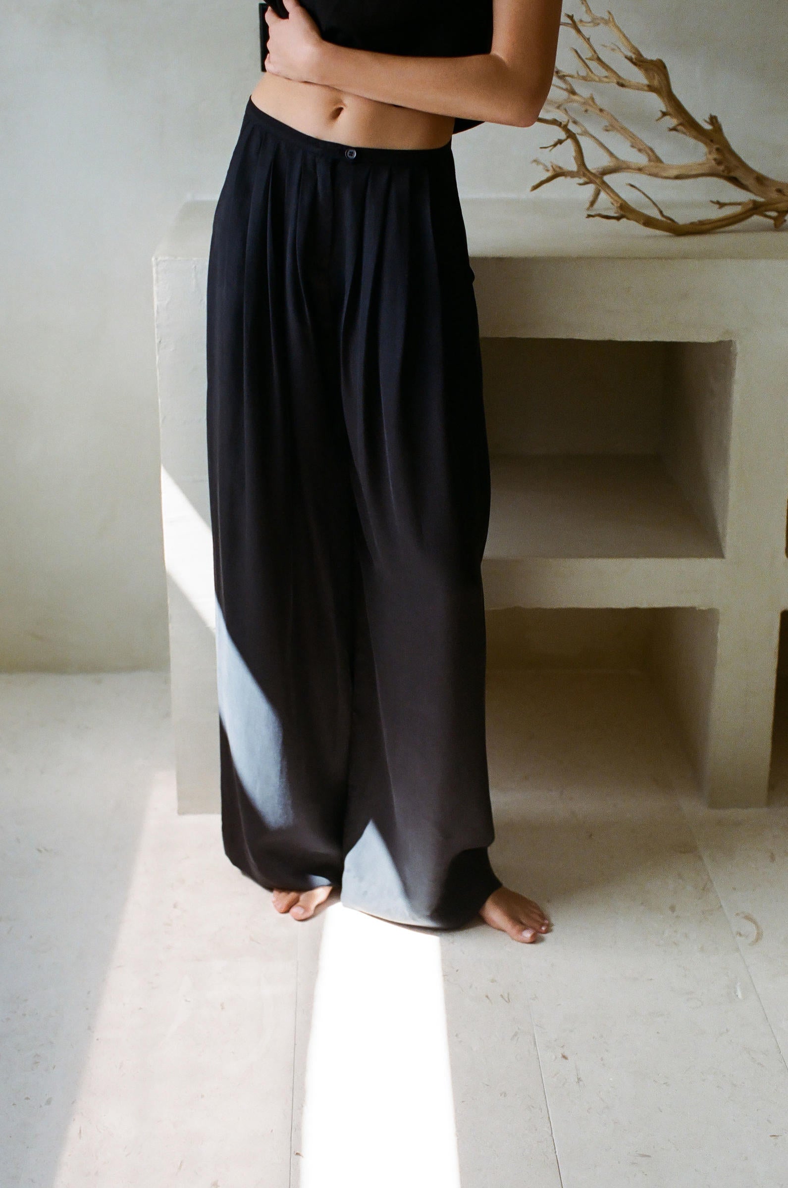 Berdux Wide Leg Pants - Black