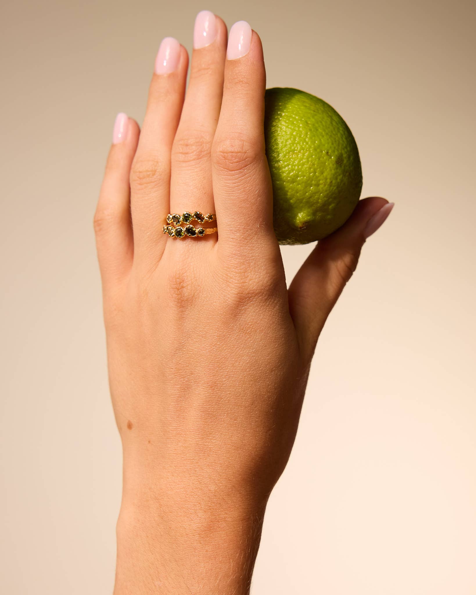 Koré Green Ring - Gold