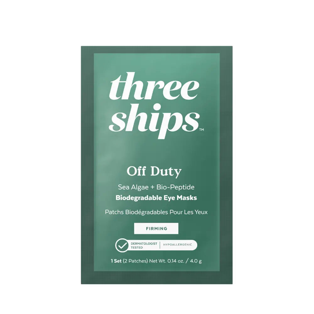 OffDuty Sea Algae + Bio-Peptide Smoothing Biodegradable Eye Masks - Single Sachet