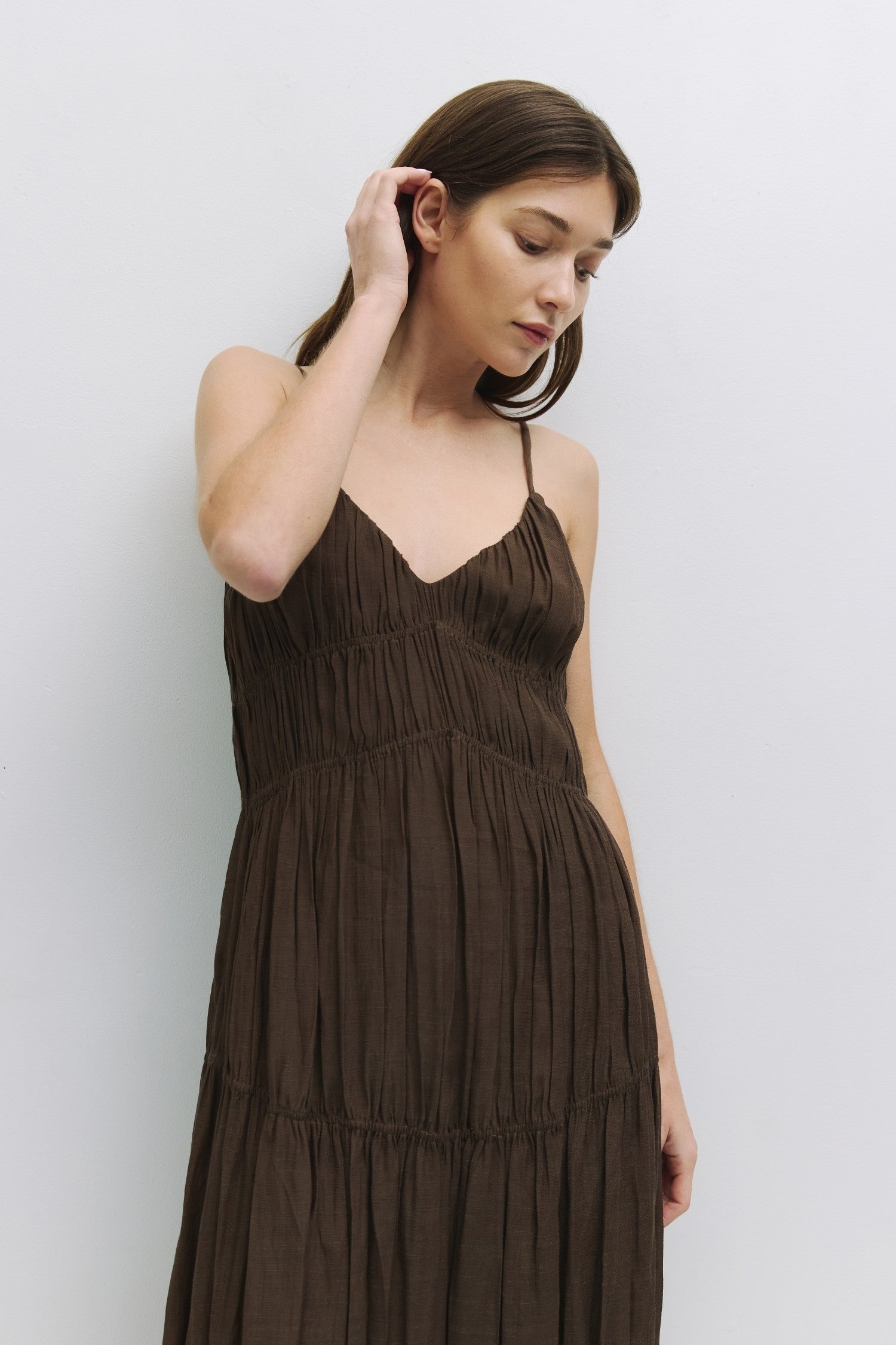 The Kendra Dress - Brown