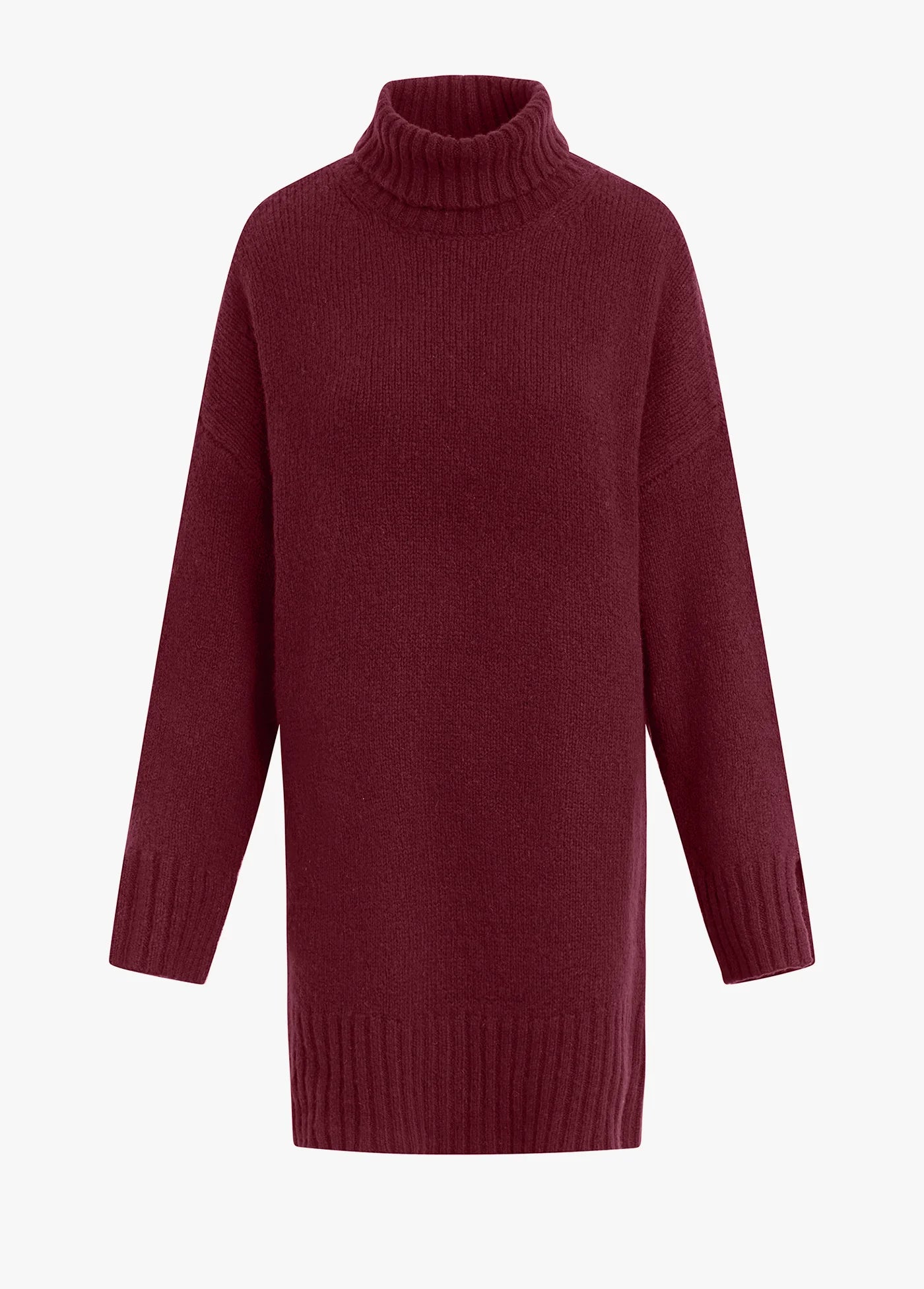 Turtleneck sweater dress
