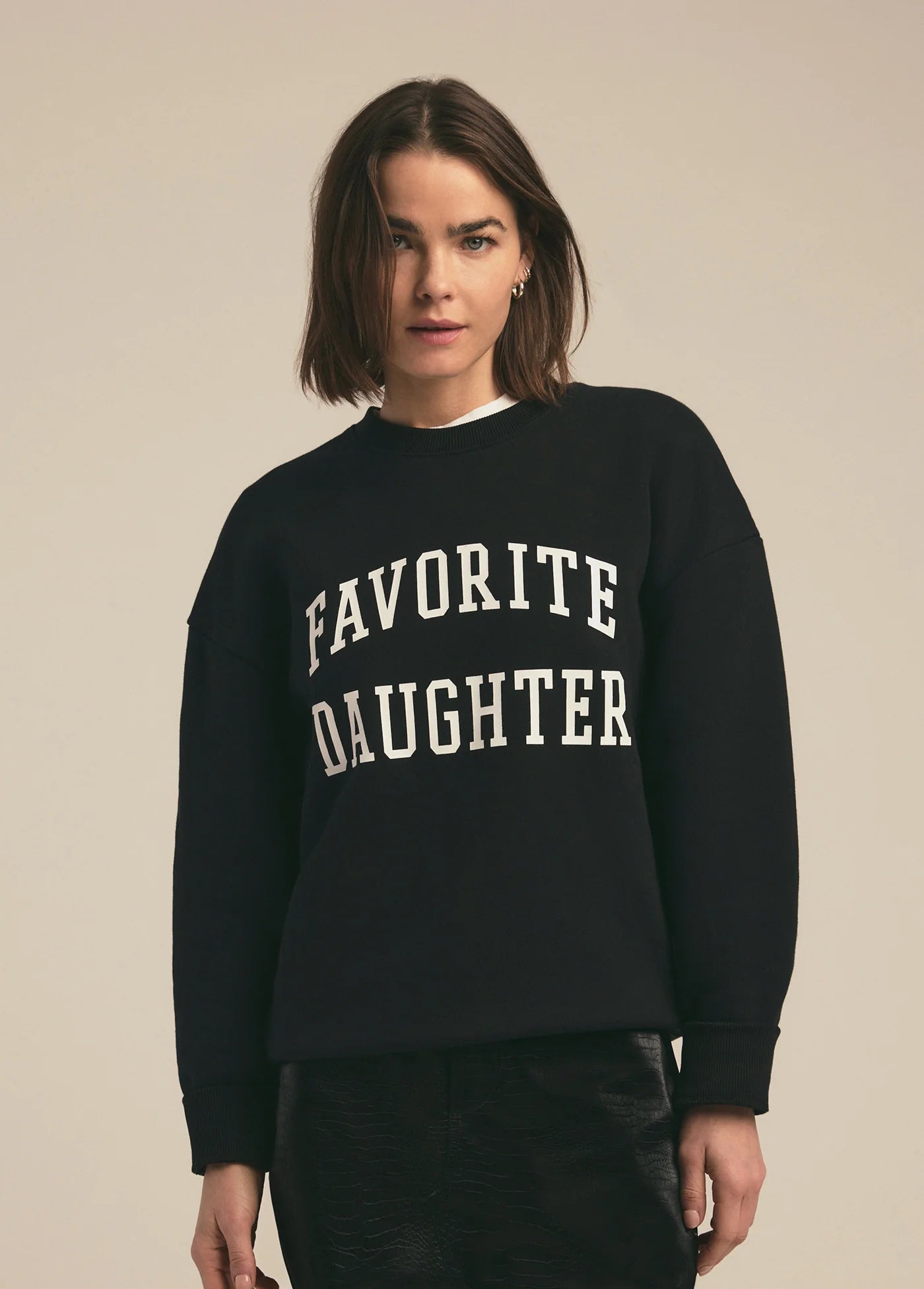 The Collegiate Sweatshirt - Black