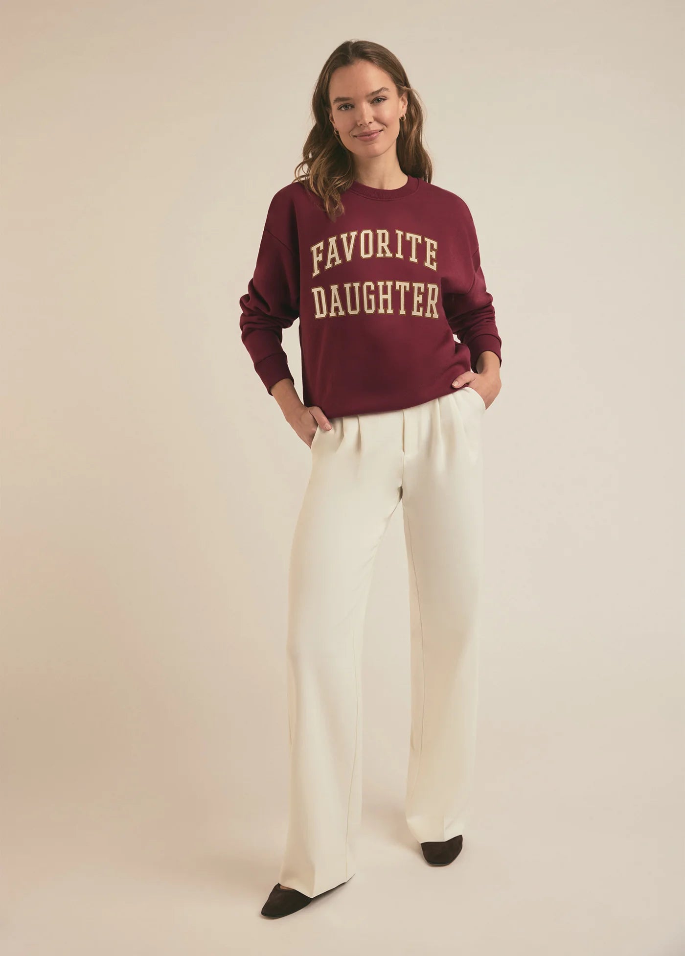 The Collegiate Sweatshirt - Sangria Nights