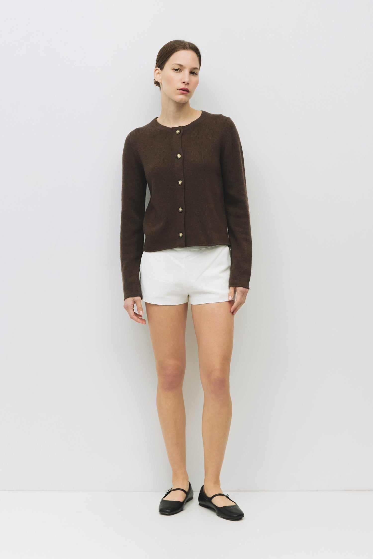 The Molly Cardigan - Dark Brown