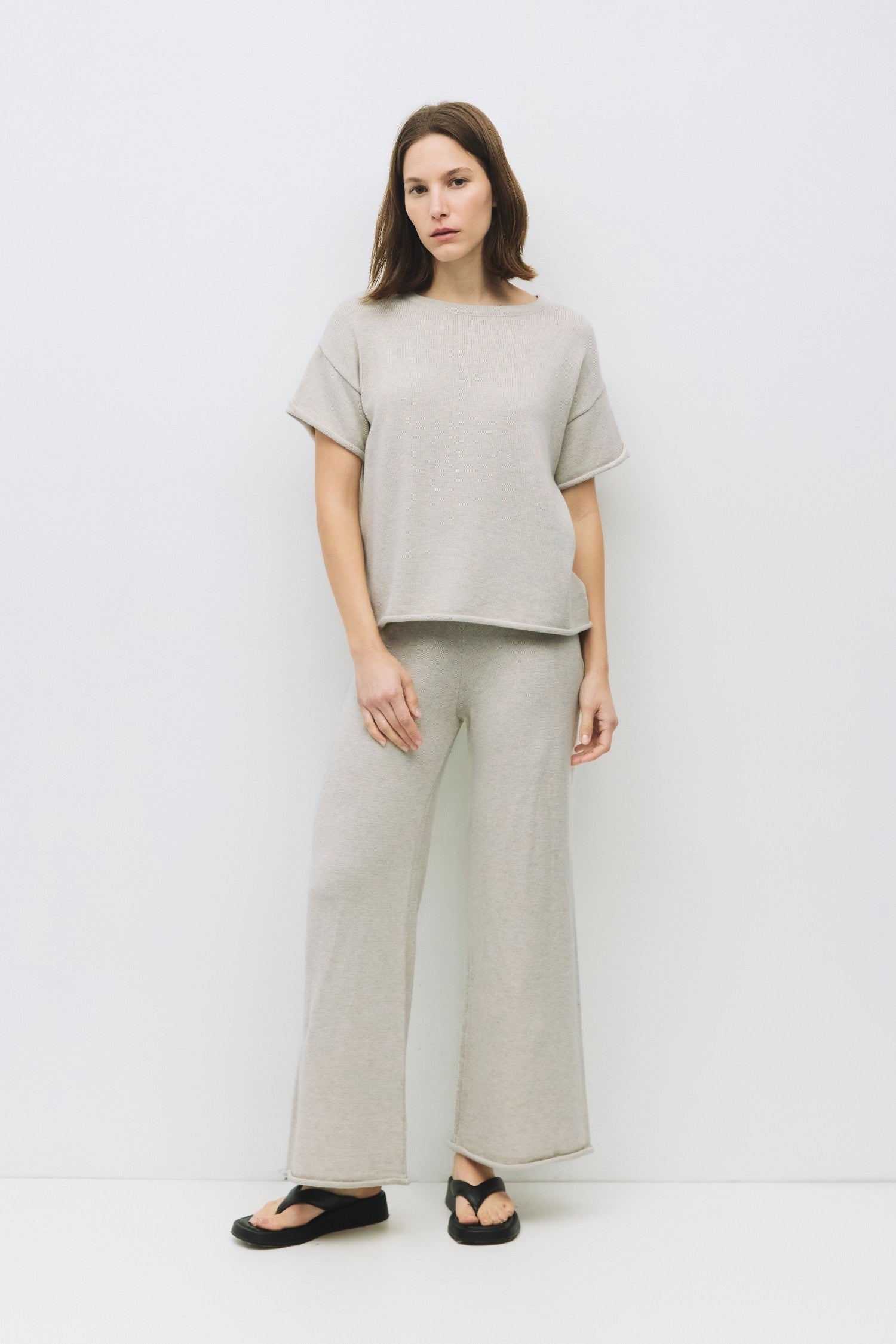 The Colleen Pants - Oatmeal