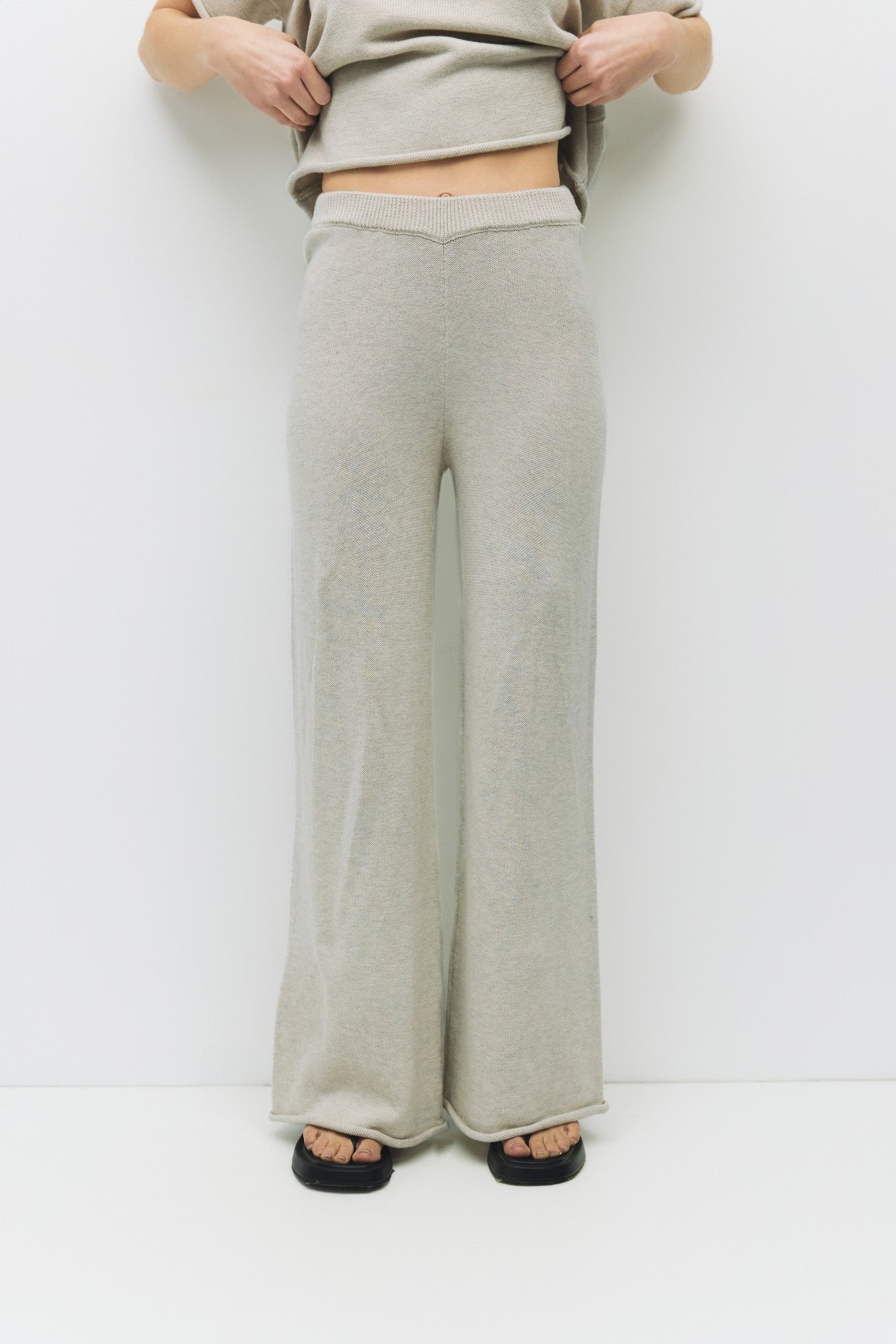 The Colleen Pants - Oatmeal