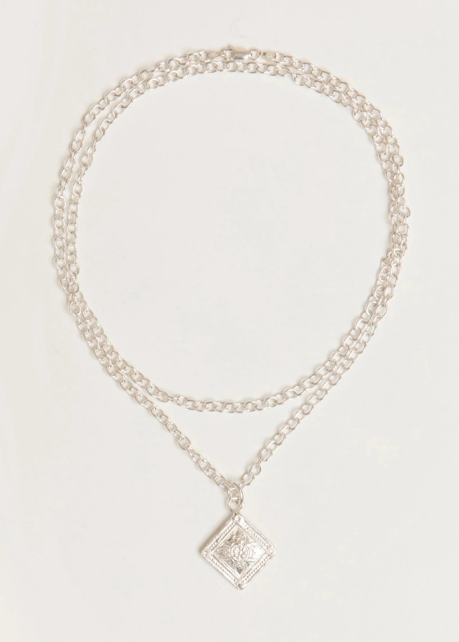 Allegory Of Estoi Wrap Necklace - Sliver