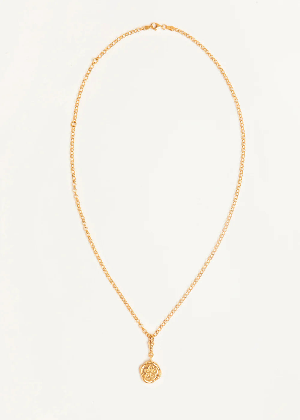 Silent Compass Necklace - Gold