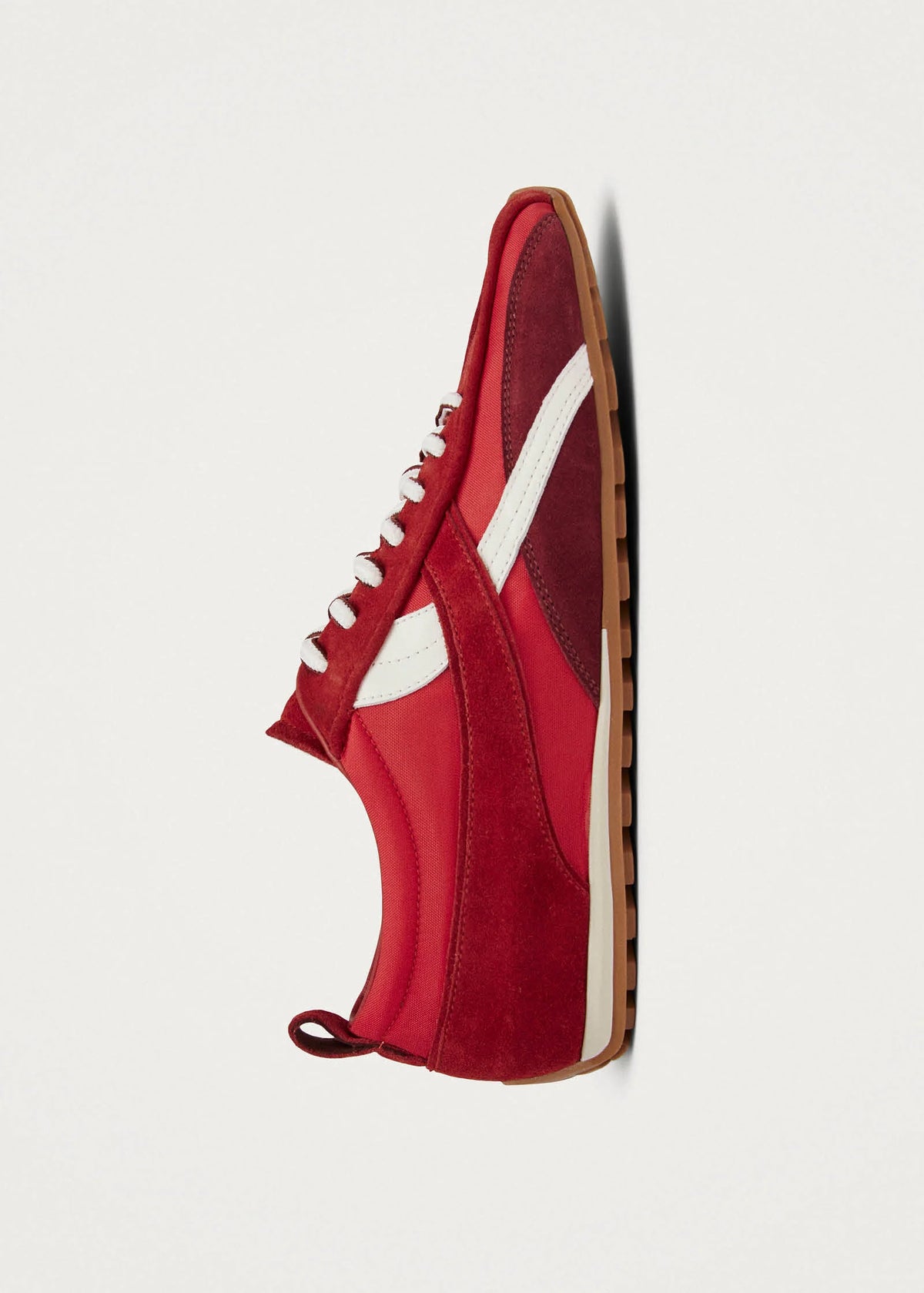 Tb.304 Nylon Leather Sneakers – Red