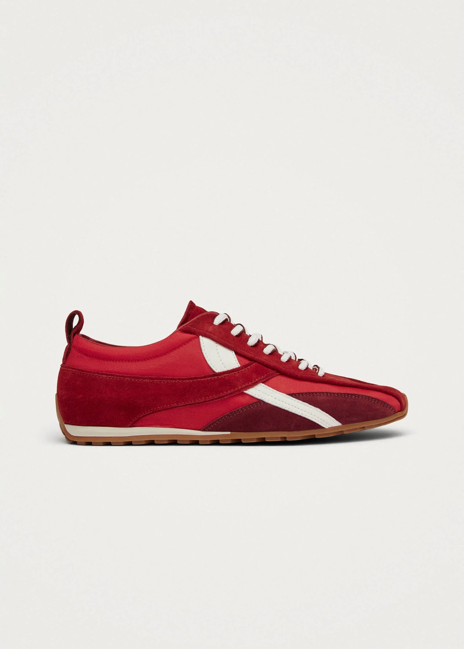 Tb.304 Nylon Leather Sneakers – Red