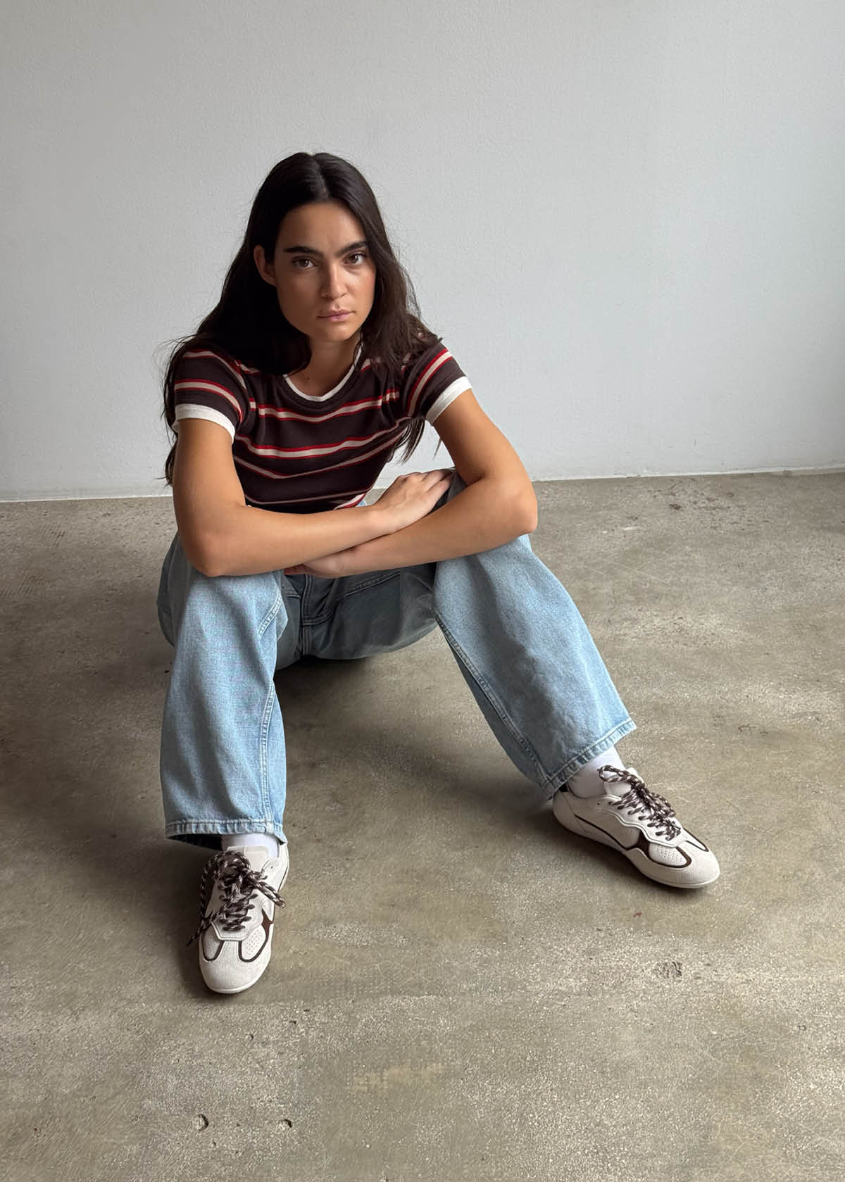 Tb.91 Suede Leather Sneakers – Suede Cream